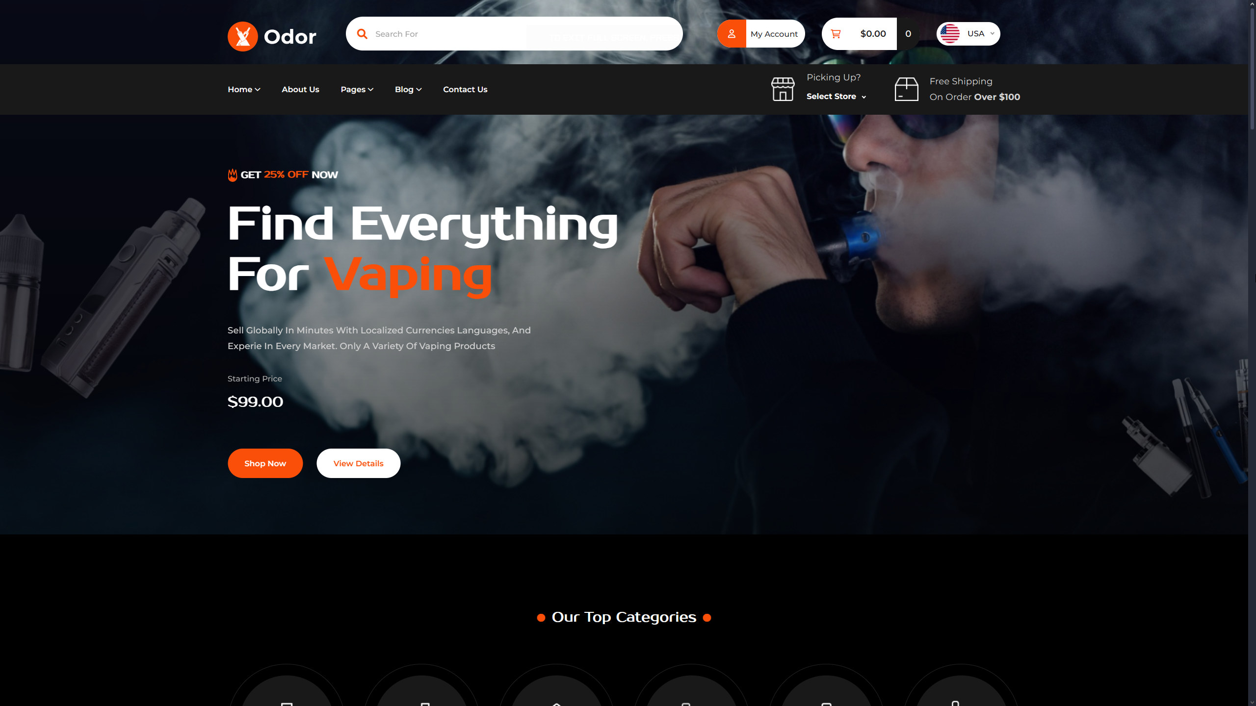 Odor Elimination Tech Portal